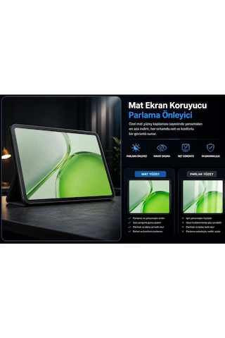Honor Pad X9b Max İle Uyumlu Mat Ekran Koruyucu 13 İnç Parmak İzi Bırakmayan Yansıma Ve Parlama Önleyici Koruma, 9h Kırılmaz Esnek Nano Cam