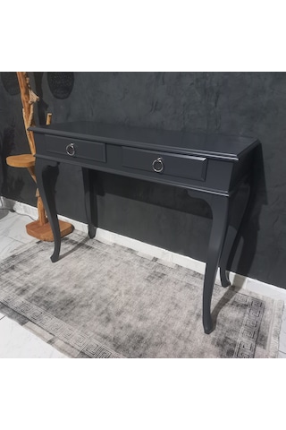 Roys Ahşap 100 Cm Çekmeceli Antrasit Dresuar Ahşap