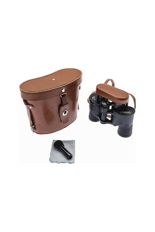 Baigish 7x30 Deri Çantalı Subay Dürbünü - Su Geçirmez - Siyah