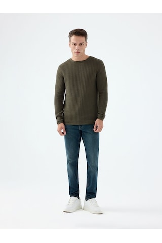LOFT Regular Fit Erkek Kazak Lf2040999 Q1.v1 Haki
