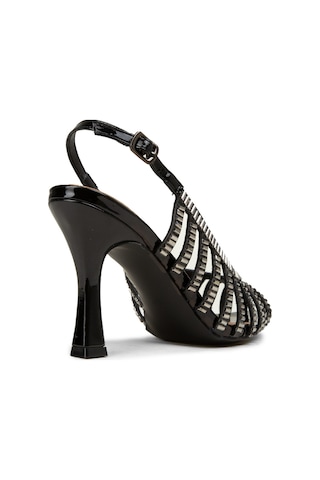Deery Kadın Siyah Slingback Abiye Ayakkabı - 26204zsyhm01