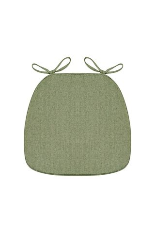 Reedark Yeşil Linen Kumaş Yemek Sandalyesi Yastığı - Yazın Nefes Alıcı, Konforlu Poliester Dolgulu, Japon Stili Ev Dekoru Koltuk Döşemi DiğER