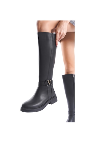Amira Soğuk Geçirmez Kışlık Kadın Çizme Siyah