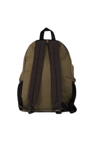 Haki Önü Nakışlı Laptop Bölmeli Unisex Sırt Okul Çantası Back To School haki