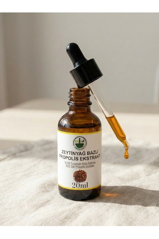 Zeytinyağı Bazlı Propolis Damla Sıvı Propolis Propolis Extract 20 Ml