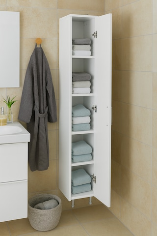 Stillmobilya 170x35cm Mdf Mutfak Banyo Çok Amaçlı Dolap Beyaz