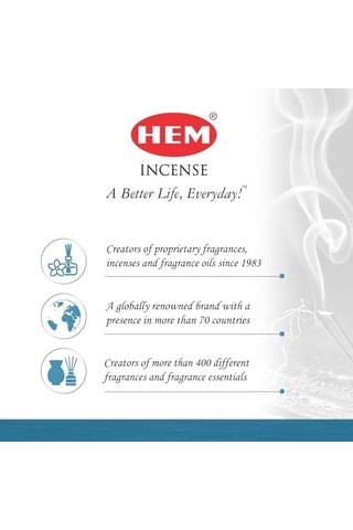 Hem Bebek Pudrası Tütsü Çubuğu, 6&apos Lı Paket Acı Kahverengi
