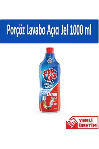 Lavabo Açıcı Jel 1000 Ml X 6 Adet