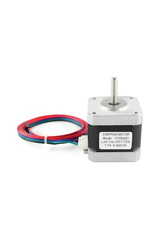 17hs4401 Nema 17 Step Motor 0.42n.m D Mil 2 Faz 1.5a 1.8 Derece 200 Adım 3d Yazıcı Printer