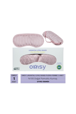 Omsy Lavantalı Uyku Bandı Pudra Pembe 1 Adet
