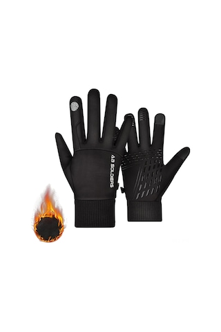 Yaleker Kışın Motosiklet Ve Bisiklet Kullanımı İçin Erkeklerde Su Geçirmez, Dokunmatik Ekran Uyumlu Eldivenler Fs1450