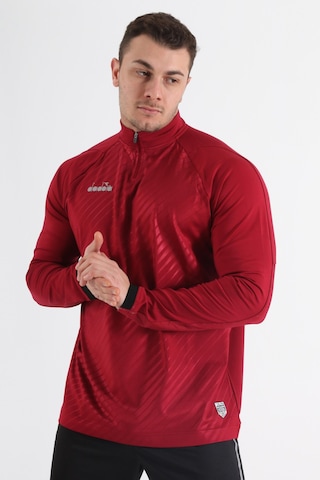 Diadora Elite Antrenman Eşofmanı Tek Üst Bordo