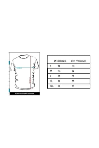 Store Unisex Baskılı Tişört Outdoor Normal Kalıp Spor Tshirt Nefti