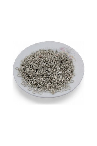 5x0,7 Mm Halka Gümüş Pul Payet 20 Gr 300 Adet