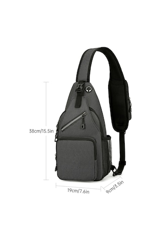 Maiyame Erkek Ve Kadınlar İçin Su Geçirmez Oxford Kumaş Sırt Çantası - Seyahat Ve Günlük Kullanım Koyu Gri