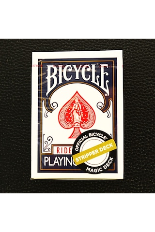 Bicycle Rider Back Stripper Deck Blue Mavi Hileli Kesik Uçlu Oyun Kağıdı İskambil Kartları Destesi