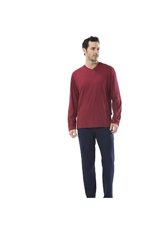 Emprime Baskılı V Yaka Uzun Kol Pijama 001
