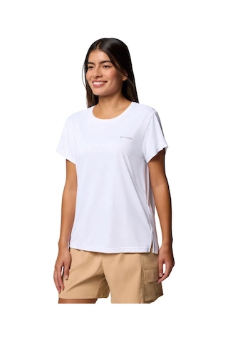 Columbia Bluevista Hill Short Sleeve Crew Kadın Tişört C-colal3349b30100 Beyaz