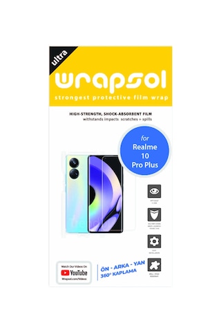 Realme 10 Pro Plus Full Kaplama Ön Arka Ve Yanlar 360 Derece Film