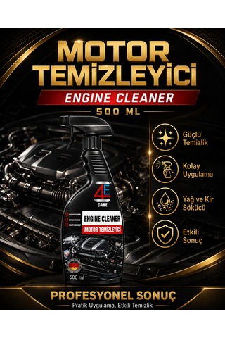 4e Care Motor Temizleyici Ve Parlatma Sıvısı 500 Ml