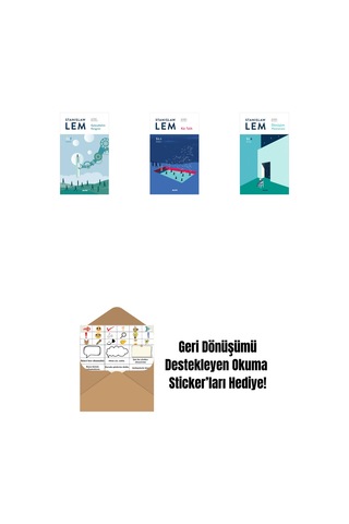 Gelecekbilim Kongresi Sl7 + Kör Talih Sl6 + Dönüşüm Hastanesi Sl4 + Okuma Sticker'ları