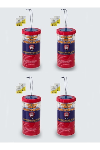 FLY JAIL | LONG JAR, 1.5 LİTRE 4 X KAVANOZ TİPİ KARASİNEK TUZAĞI