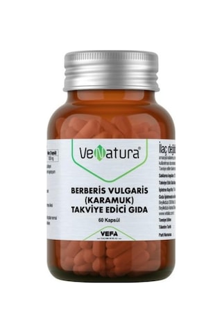 Venatura Berberis Vulgaris Karamuk 60 Kapsül 2 Adet