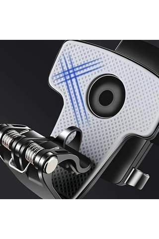 Boatshop1 Lcars Araç Gösterge Paneli Montajı Dönebilen Oval Şekilli Telefon Tutucu Araç Navigasyonu Stabilite İçin Gümüş