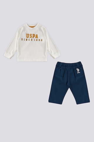 U.s. Polo Assn. Beyaz Erkek Bebek Takım Beyaz