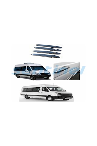 Vw Crafter Kapı Kolu 2006 Sonrası 4 Kapı Paslanmaz Çelik 8 Parça N11.8836