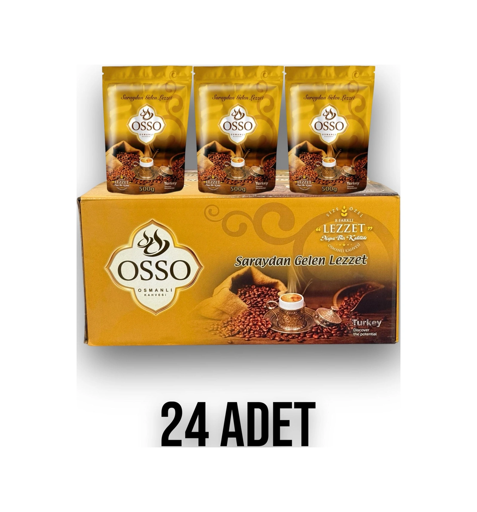 Osso 24'lü Osmanlı Kahvesi 24x200 4800gr Diğer