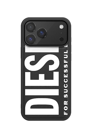 Diesel Apple iPhone 17 Pro Max Uyumlu Magsafe Destekli Core Kalıplı Kılıf - Siyah/beyaz