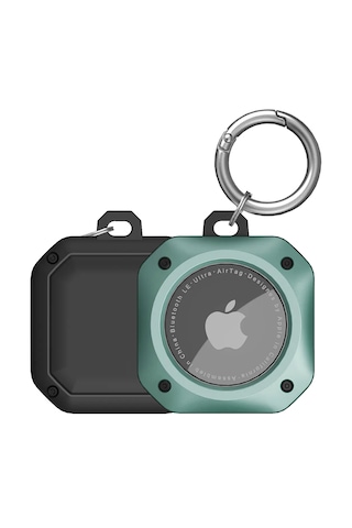 Buff Tagsafe Proshield Taşınabilir Anahtarlık Apple Uyumlu AirTag Kılıf Green