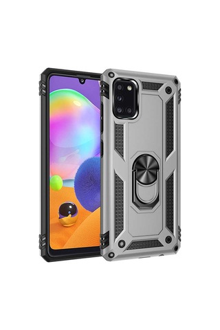 Galaxy Uyumlu A31 Kılıf Zore Vega Kapak Mavi