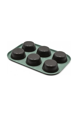 Aryıldız 6'lı Muffin Kalıbı Mint Yeşili