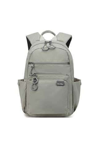 Smart Bags Açık Gri Günlük Orta Boy Hafif Kumaş Kadın Sırt Çantası