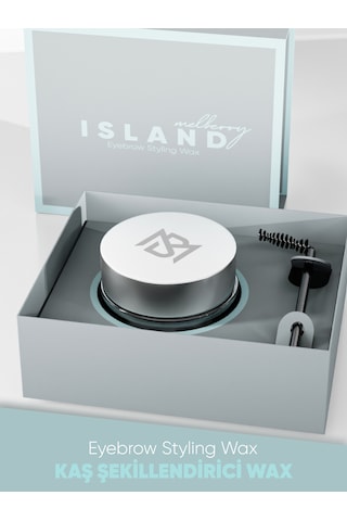 Island Kaş Şekillendirici-sabitleyici Wax Gri