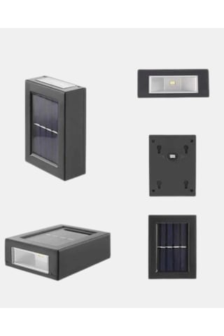 Solar Dış Mekan Aplik Su Geçirmez Dayanıklı Led Aydınlatmalı