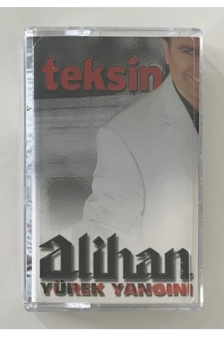 Alihan Yürek Yangını Teksin Kaset Orjnal Dönem Baskı Kaset