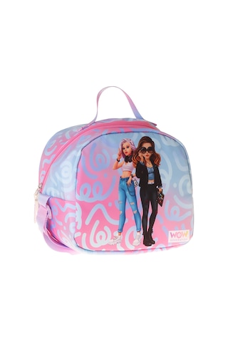 Wow Generation Wonderful Baskılı Pembe - Turkuaz Renkli Kız Çocuk Isı Yalıtımlı Okul Beslenme Çantası - W6070