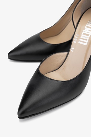 Valmenti Avıorkadın Siyah Hakiki Deri Topuklu Ayakkabı 33 9200y Bn Ayk Y24 Siyah