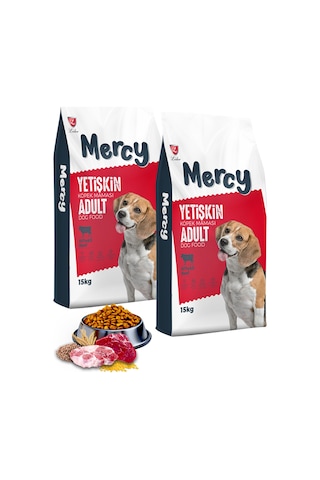 Mercy Biftekli Yetişkin Köpek Maması 2 x 15 KG