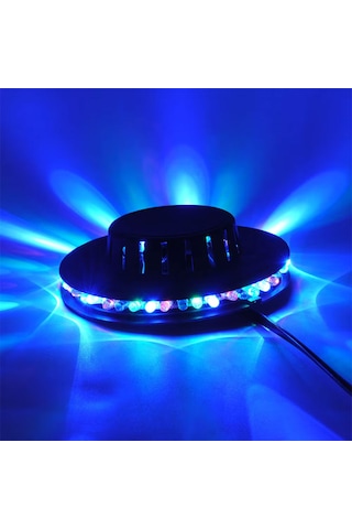 8w 48 Led'li Rgb Otomatik Renk Değiştiren Dönen Ufo Led Sahne Işık Çubuğu