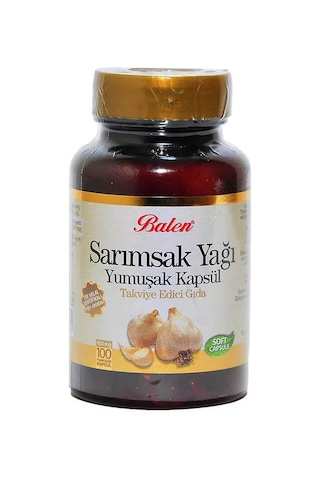 Sarımsak Yağı Yumuşak 100 Kapsül