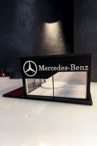 Mercedes-benz Showroom Tasarımlı Dekoratif Diorama 1:64