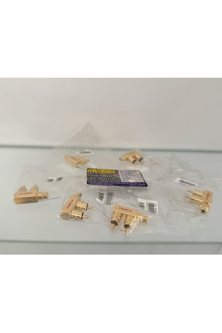 For-x Metal Y Fiş Xy-54t Kablo - Gold Jak1 Dişi 2 Erkek Çıkışlı