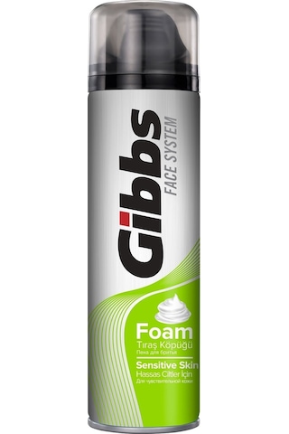 Gibbs Sensitive Tıraş Köpüğü 4 x 200 ML