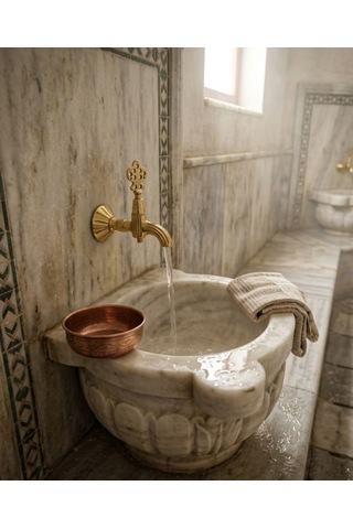 Osmanlı Musluğu - 1/2 Nostaljik , Osmanlı Stili Dekoratif Çeşme ,bahçe ,hamam ,banyo Musluğu
