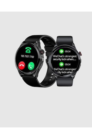 Amoled Ekranlı Smartwatch 3 Kordonlu, Kalp Atış & Uyku Takipli Akıllı Saat