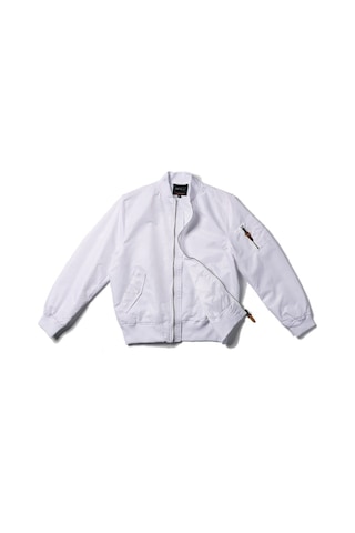 Edwardest Hava Kuvvetleri Ma1 İlkbahar Ve Sonbahar İnce Pilot Ceket Naylon Beyzbol Ceketi Beyaz